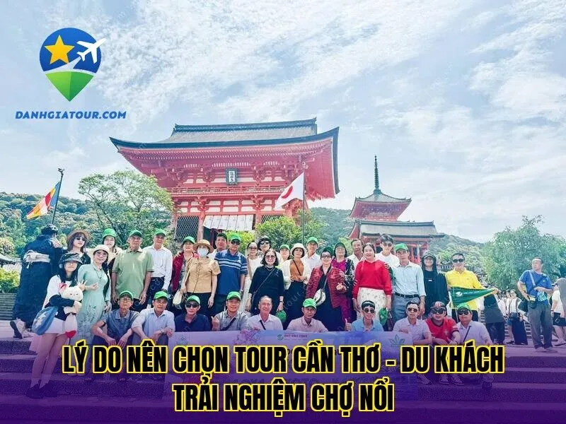 Lý do nên chọn tour Cần Thơ – Du khách trải nghiệm chợ nổi