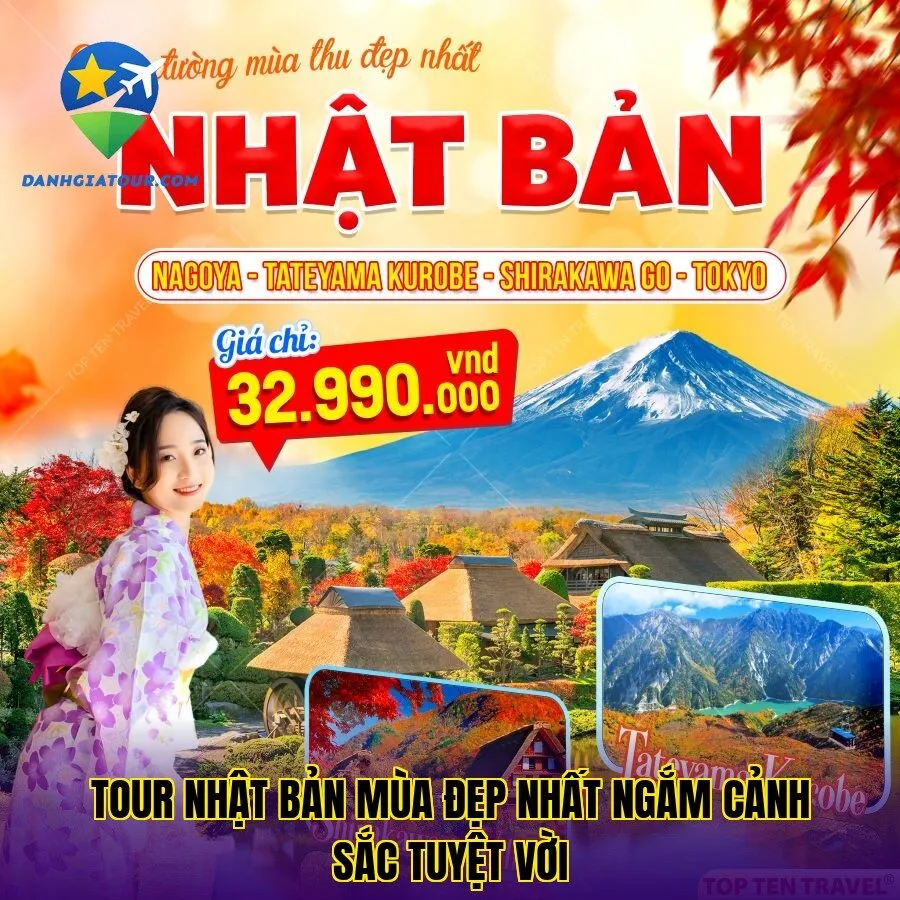 Tour Du Lịch Nhật Bản Tokyo Osaka Kyoto